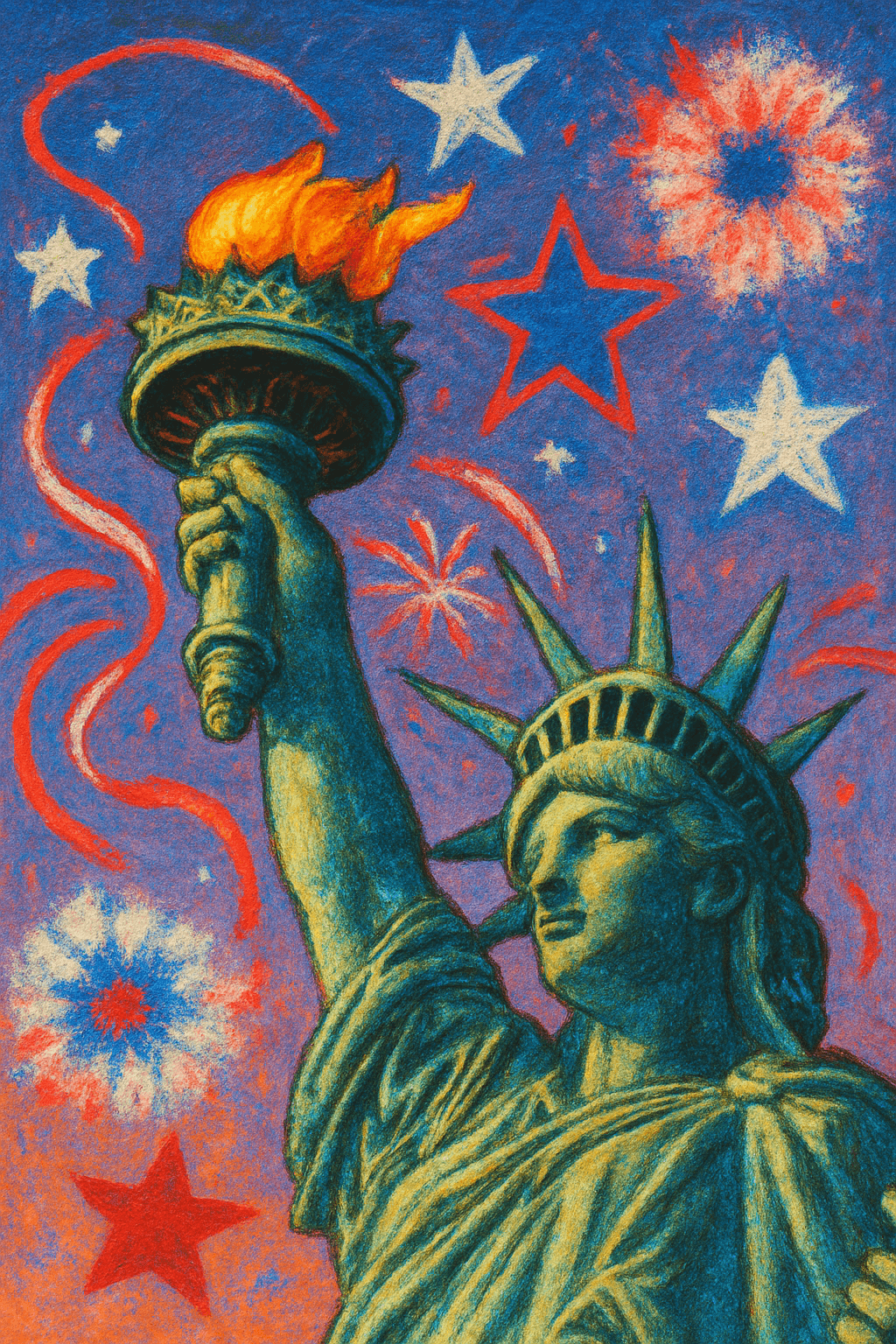 Liberty in Vibrant Celebration