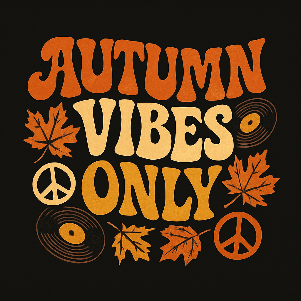 Retro Autumn Vibes Only Design