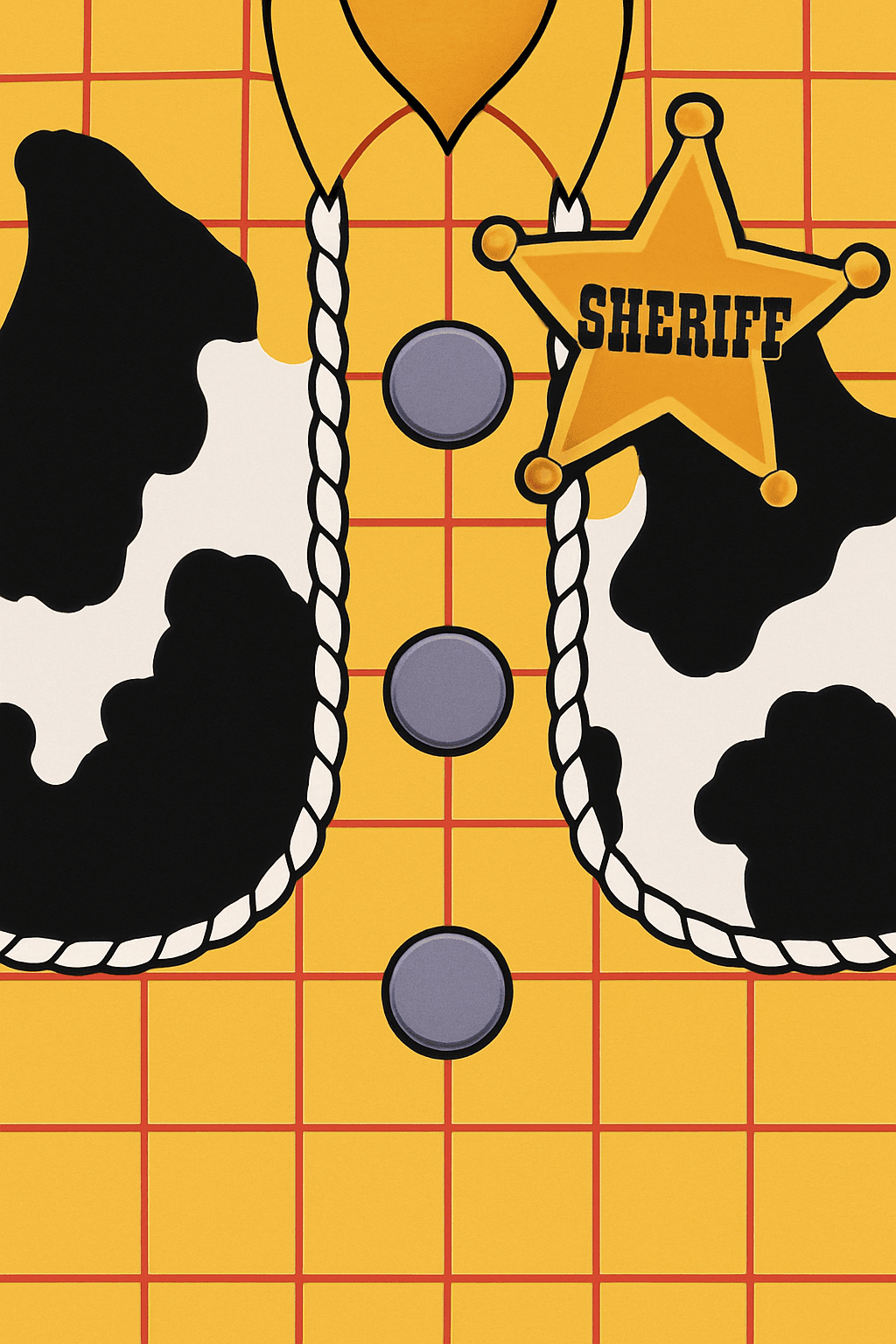 Sheriff's Classic Cowhide Costume Design